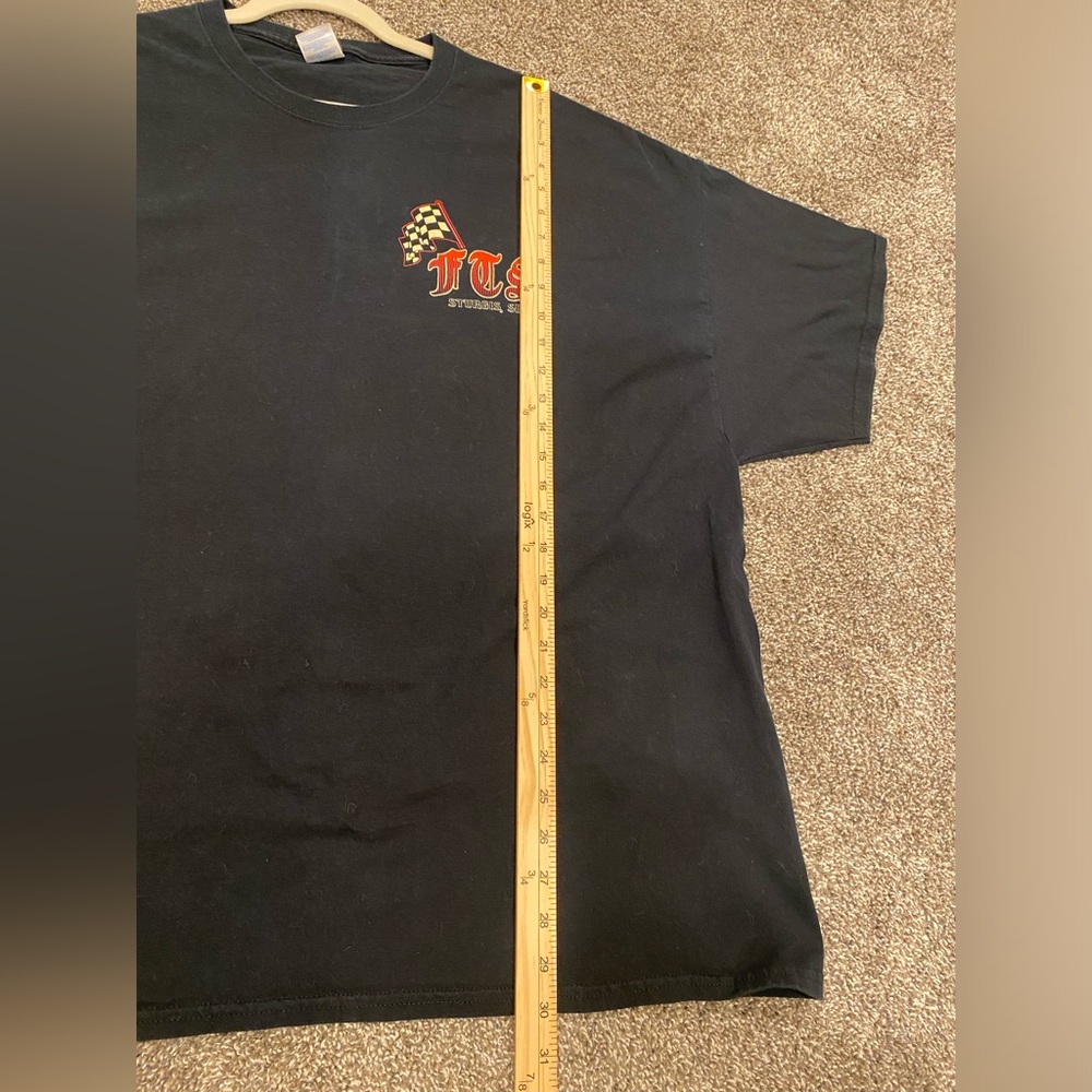 Full Throttle Saloon Sturgis Merchandise Ride Hard Party Hard Big and Tall Tee - Picture 7 of 7